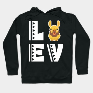 Cute love alpaca t shirt funny alpaca lover gifts for kids Hoodie